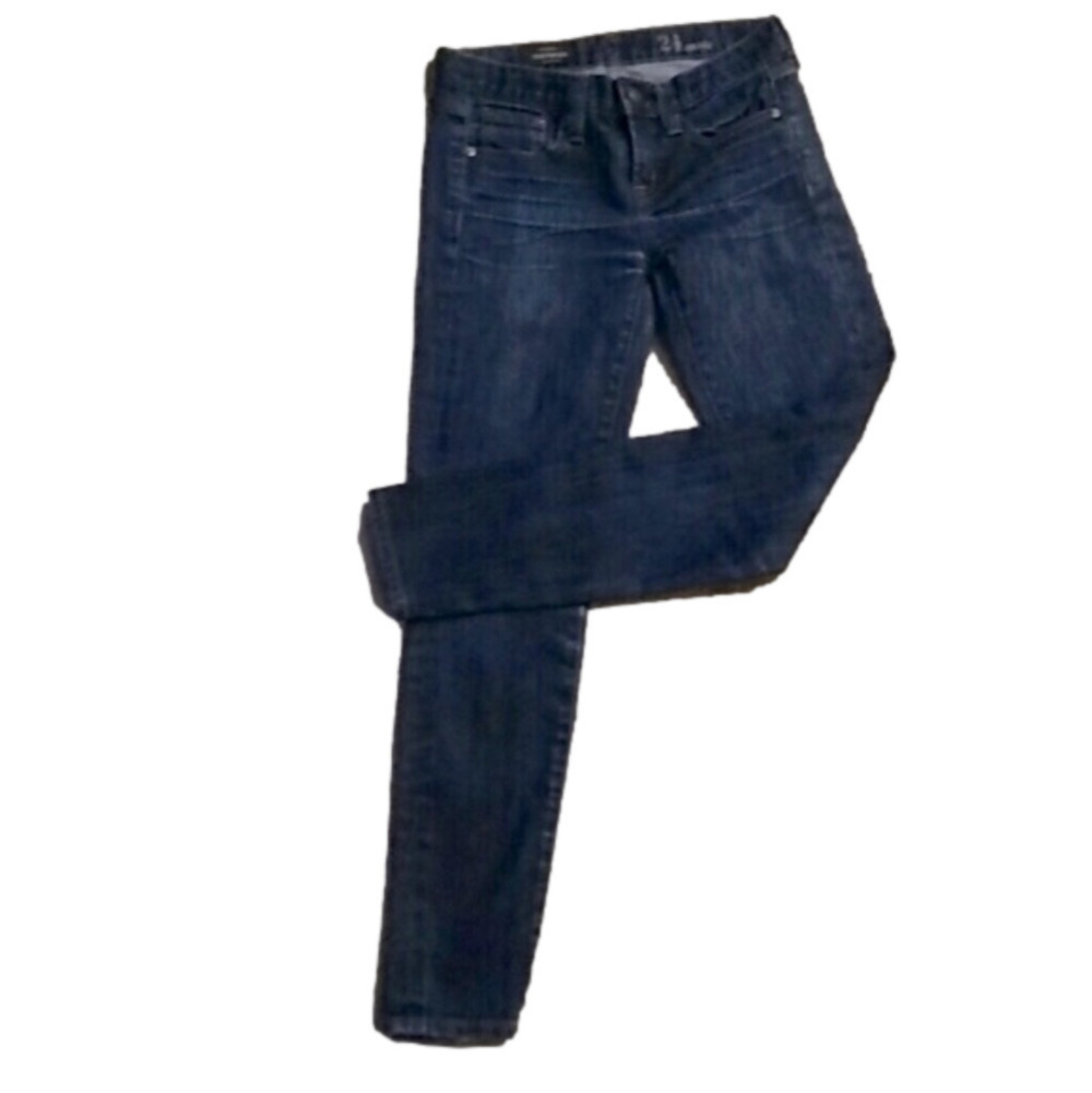 J Crew Toothpick Dark Wash Jeans Size 24